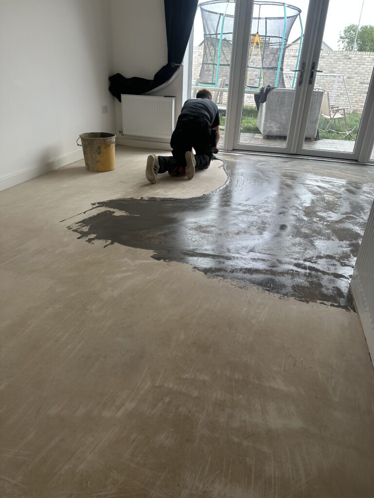 The fitting team at work — installation detail 8