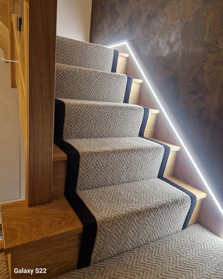 Stair runners — installation detail 30