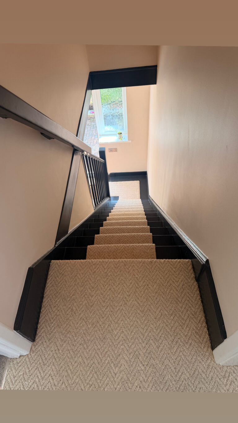 Stair runners — installation detail 3
