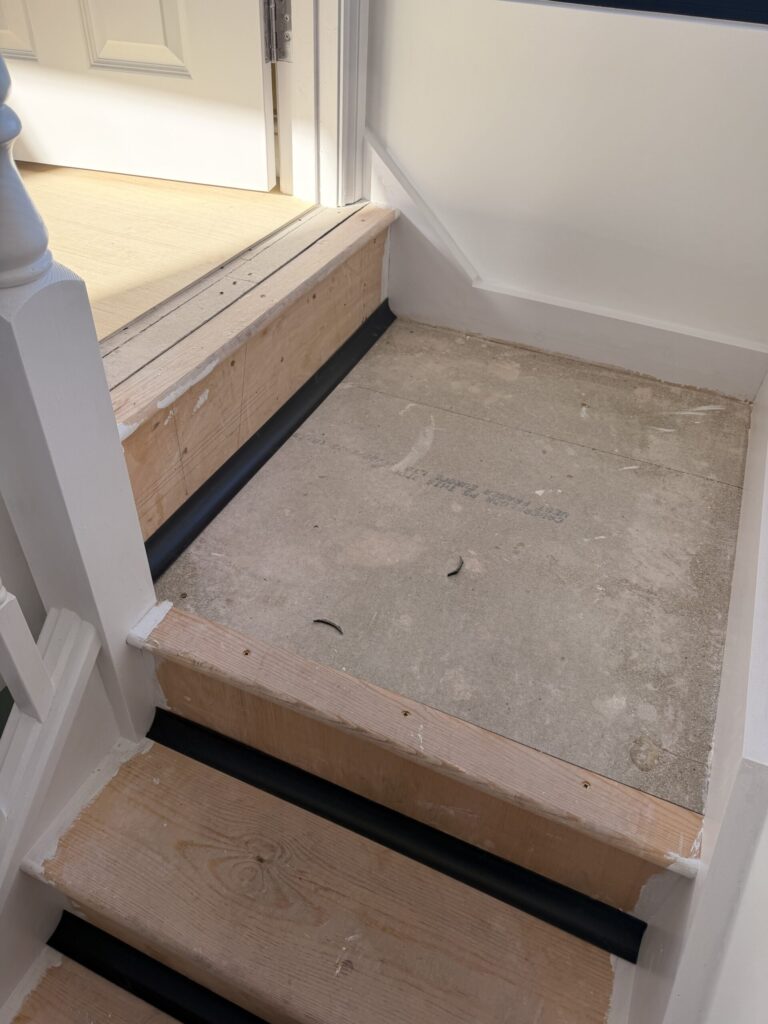 Bespoke flooring — installation detail 2