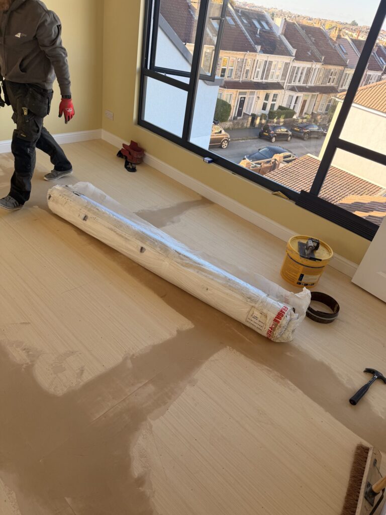 Bespoke flooring — installation detail 3