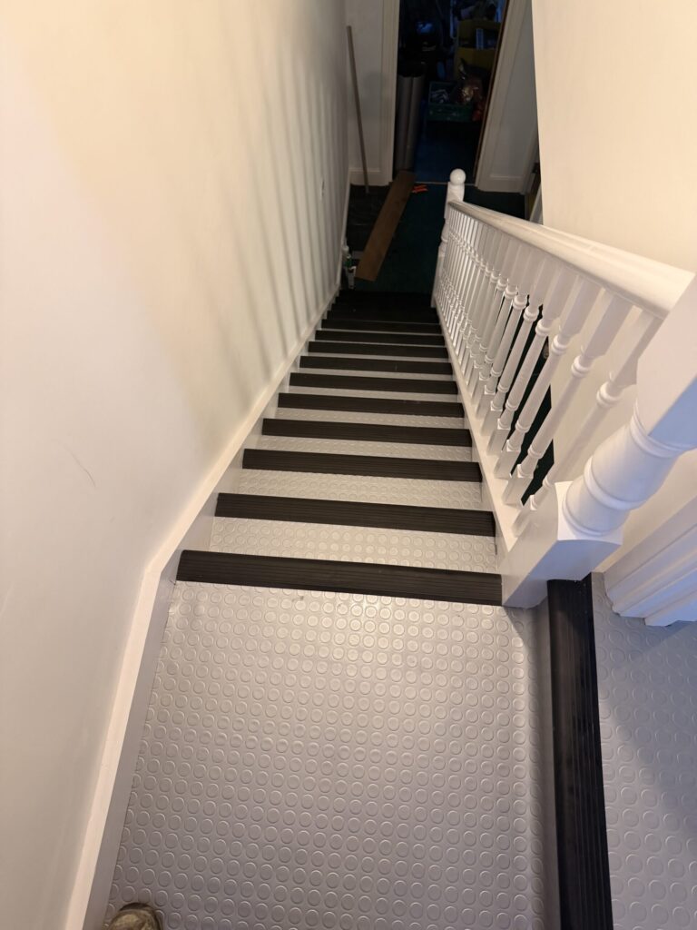 Bespoke flooring — installation detail 4
