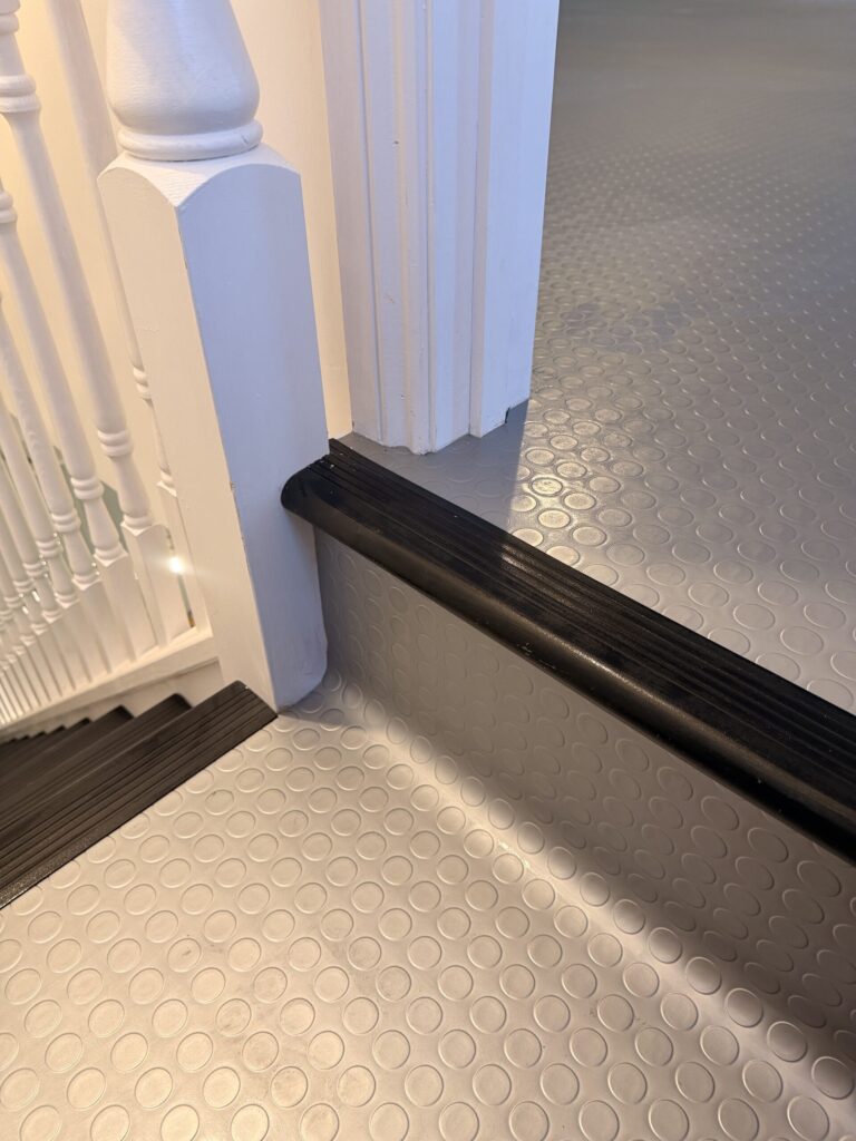 Bespoke flooring — installation detail 5