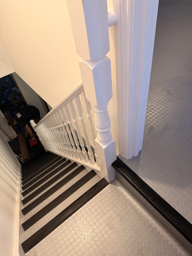 Bespoke flooring — installation detail 7