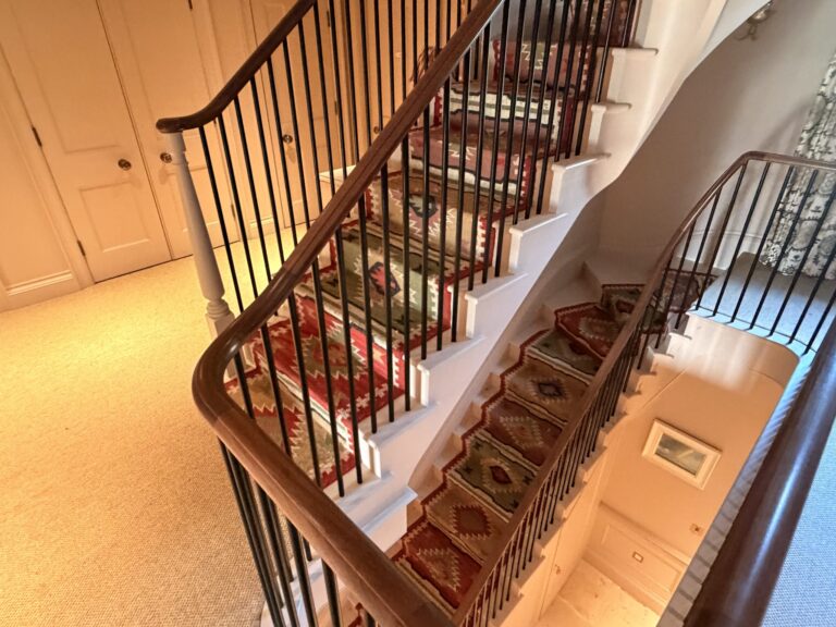Stair runners — installation detail 15