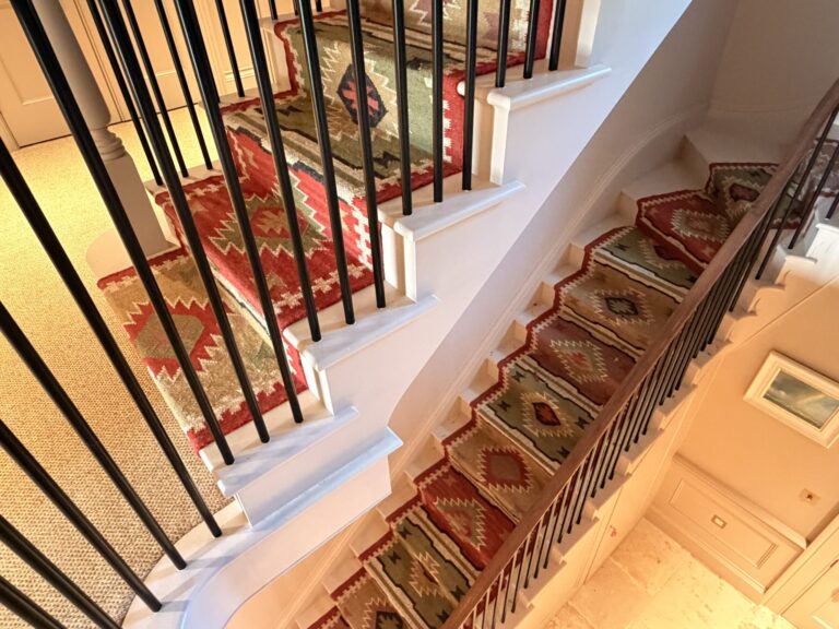 Stair runners — installation detail 16