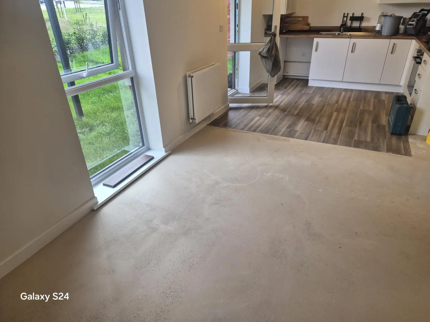 Small room before new flooring