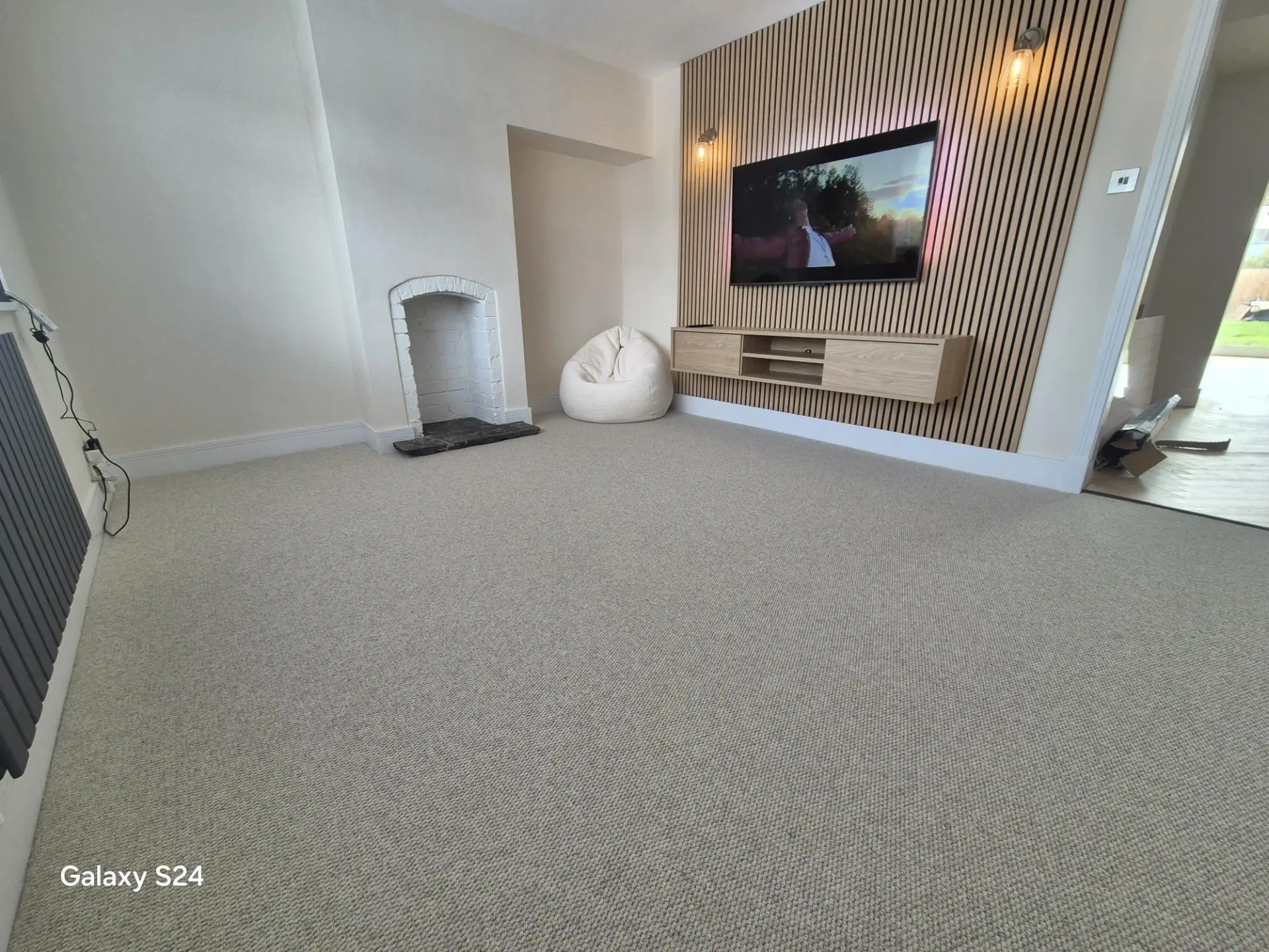 Soft fitted carpet completed by DL Carpets and Flooring