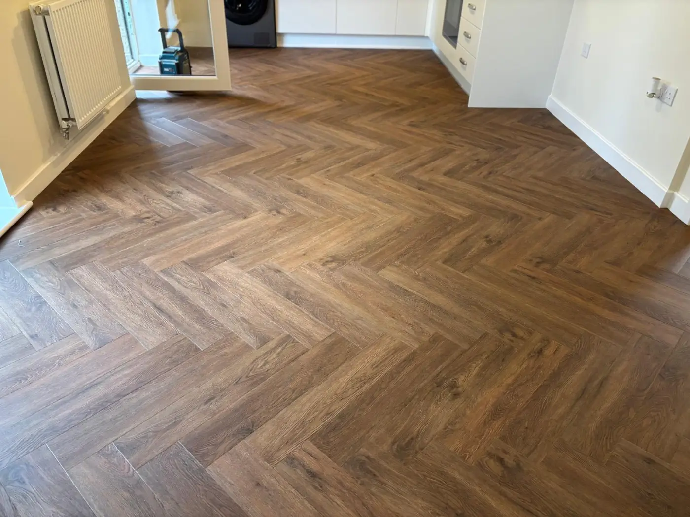 Small room after new flooring